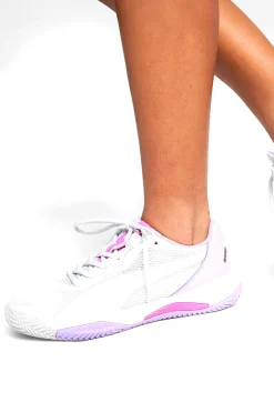Scarpe da Padel Bianche e Lilla Puma Nova Court Wn'S