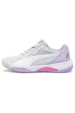 Scarpe da Padel Bianche e Lilla Puma Nova Court Wn'S