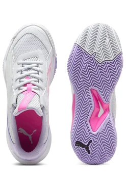 Scarpe da Padel Bianche e Lilla Puma Nova Court Wn'S