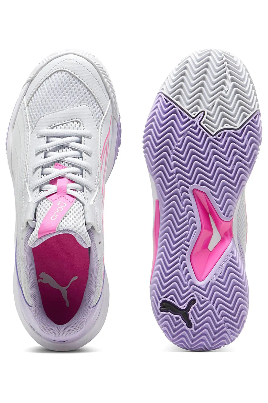 Scarpe da Padel Bianche e Lilla Puma Nova Court Wn'S