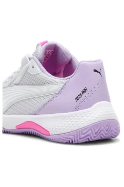 Scarpe da Padel Bianche e Lilla Puma Nova Court Wn'S
