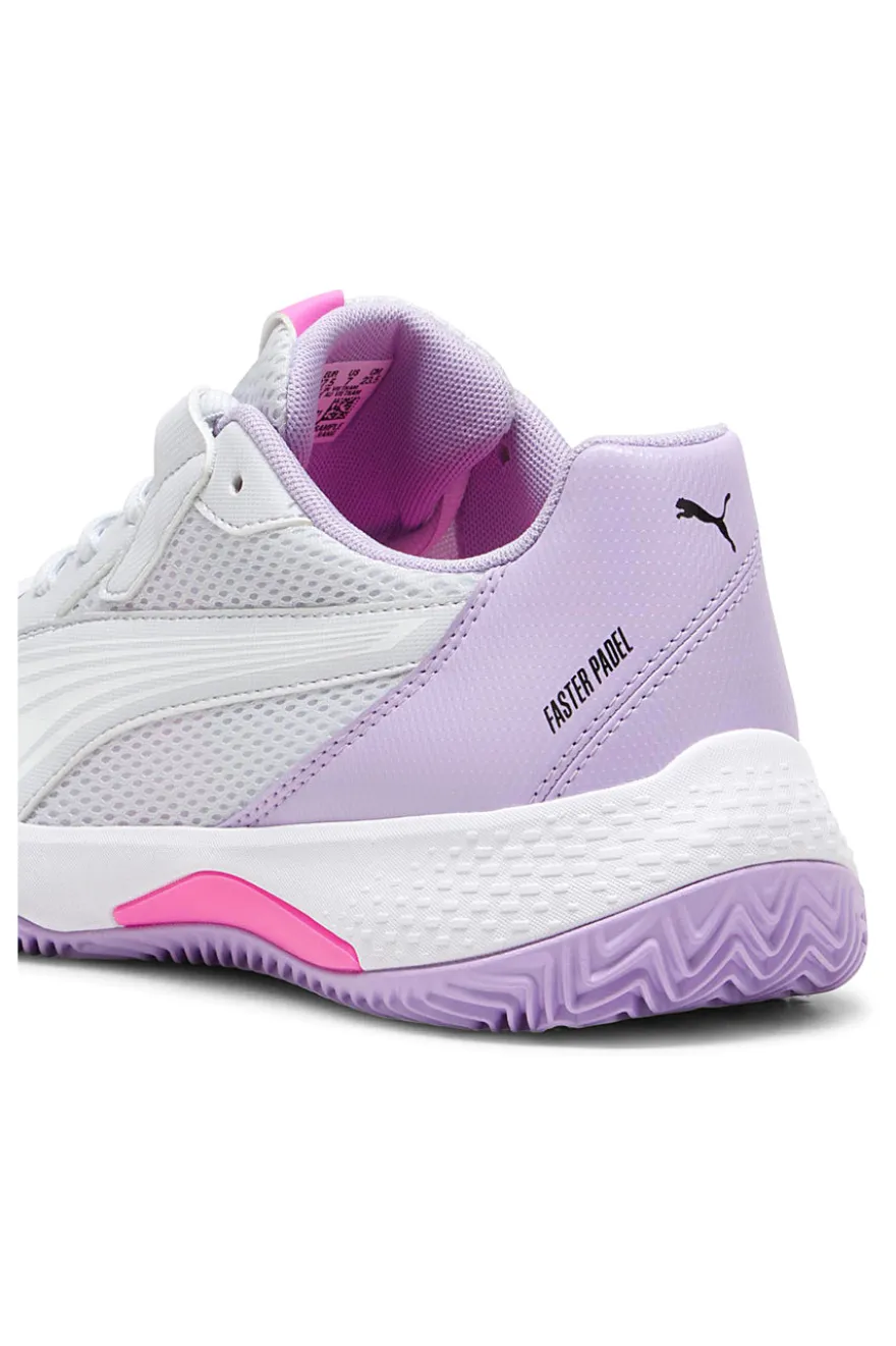 Scarpe da Padel Bianche e Lilla Puma Nova Court Wn'S