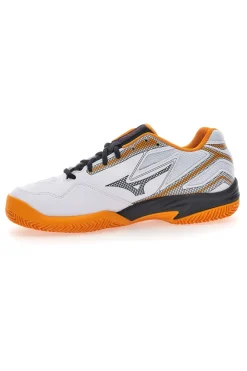 Scarpe Da Padel Bianche e Arancioni Mizuno Breakshot 4 Padel