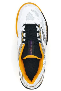Scarpe Da Padel Bianche e Arancioni Mizuno Breakshot 4 Padel