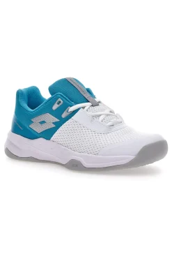 Scarpe da Padel Lotto Superrapida 600 Bianche e Azzure