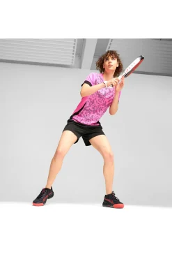 Scarpe da padel nere con dettagli rossi Puma Nova Court