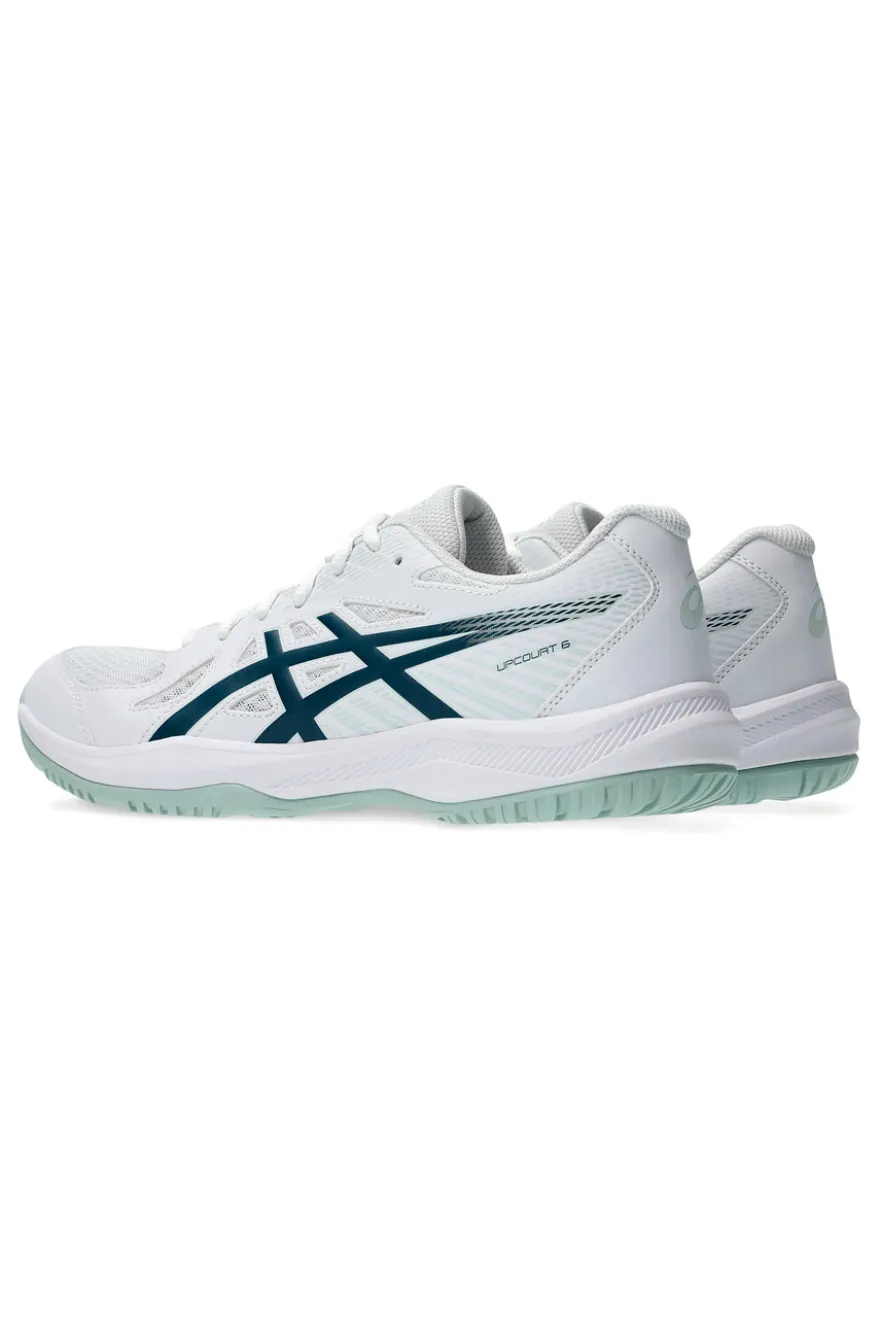 Scarpe da pallavolo bianche in mesh traspirante Asics UPCOURT 6