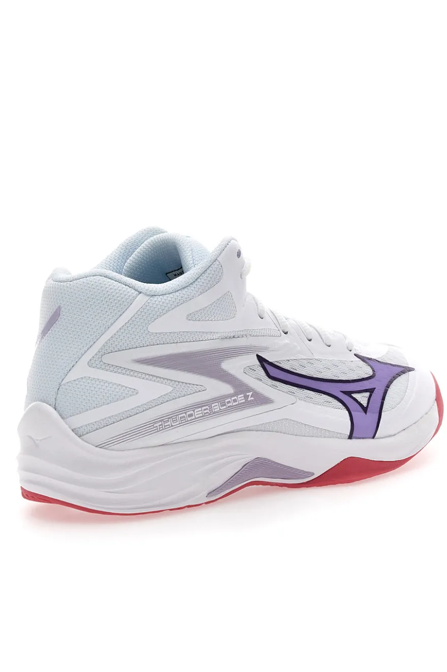 Scarpe da Pallavolo Bianche Mizuno Thunder Blade Z Mid W