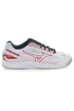 Scarpe da Pallavolo Bianche e Rosse Mizuno Cyclone Speed 4