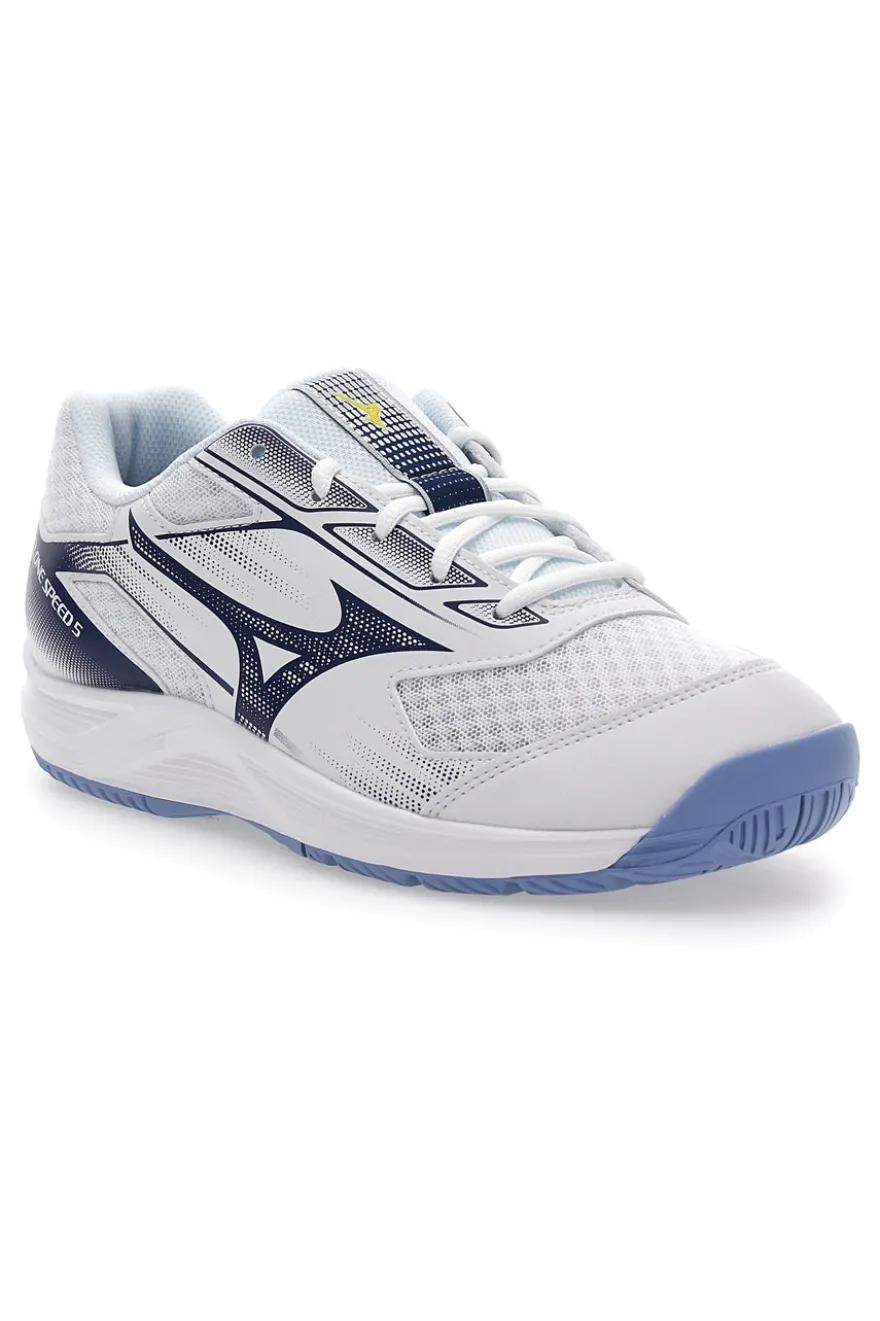 Scarpe da Pallavolo Bianche con Tomaia in Mesh MIZUNO CYCLONE SPEED 5