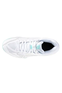 Scarpe da pallavolo bianche mid-cut ammortizzate Mizuno Thunder Blade Z MID