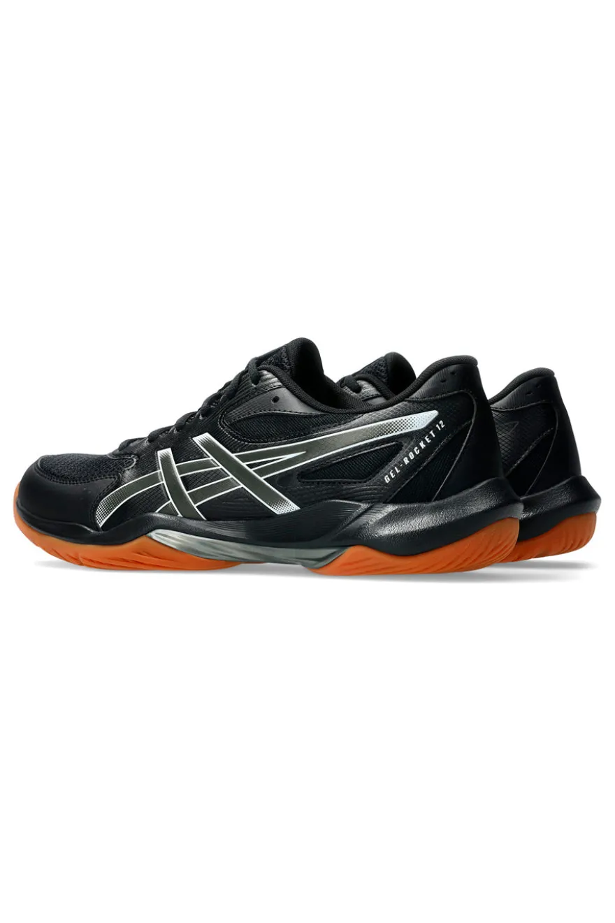Scarpe da pallavolo nere con suola ammortizzata Asics GEL-ROCKET 12