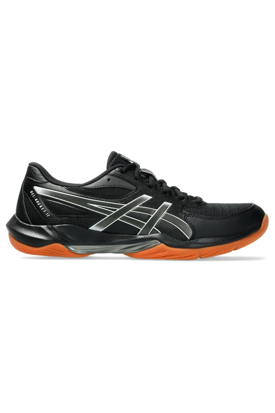 Scarpe da pallavolo nere con suola ammortizzata Asics GEL-ROCKET 12