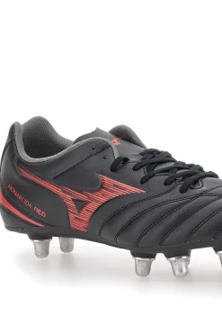 Scarpe da rugby nere con tacchetti Zeroglide Mizuno Monarcida Neo III Rugby