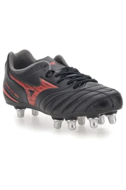 Scarpe da rugby nere con tacchetti Zeroglide Mizuno Monarcida Neo III Rugby