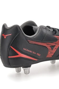 Scarpe da rugby nere con tacchetti Zeroglide Mizuno Monarcida Neo III Rugby