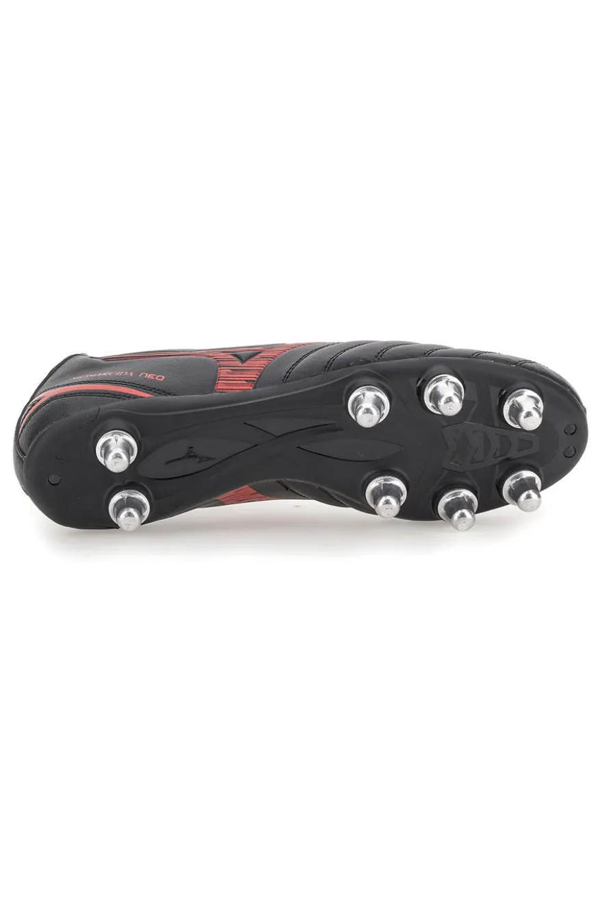 Scarpe da rugby nere con tacchetti Zeroglide Mizuno Monarcida Neo III Rugby