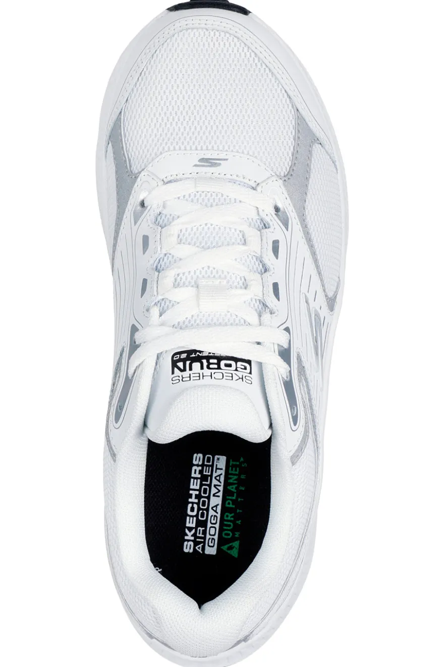 Scarpe da Running bianche leggere in mesh GO RUN Consistent 2.0 Advantage