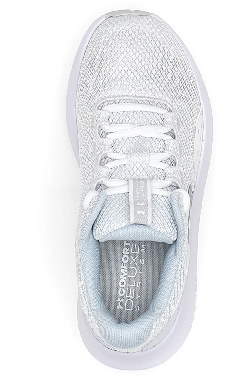 Scarpe da Running Bianche da Donna Under Armour Charged Surge 4
