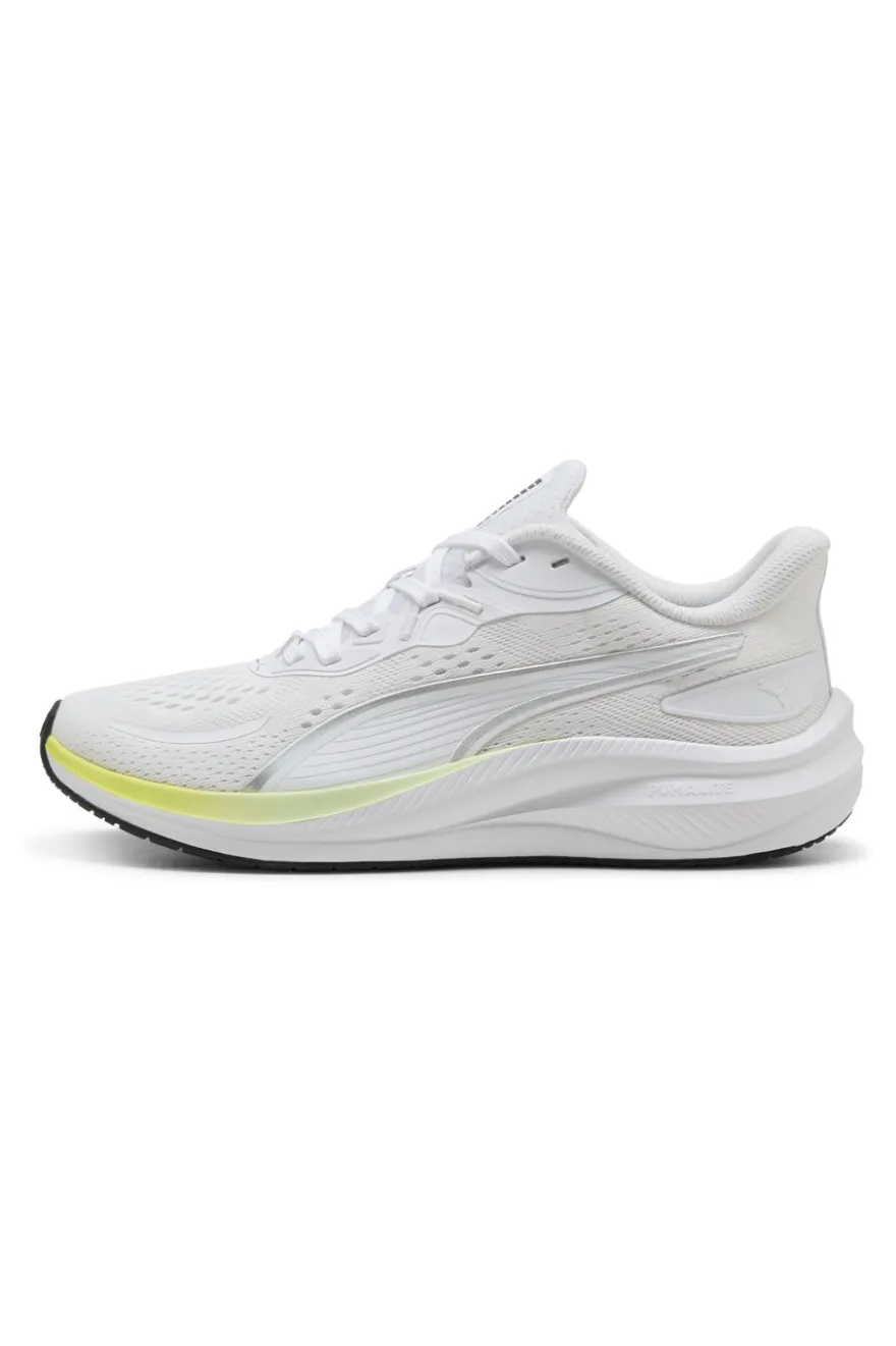 Scarpe da running bianche in mesh Puma Skyrocket Lite 2