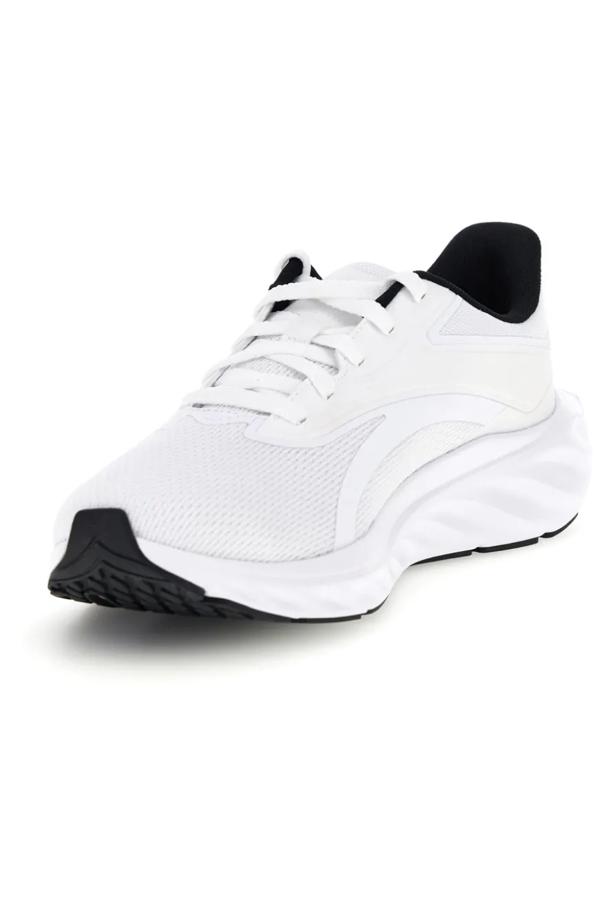 Scarpe da running bianco e nero con mesh traspirante e Charged+ Cushioning Under armour Ascend