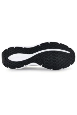 Scarpe da running bianco e nero con mesh traspirante e Charged+ Cushioning Under armour Ascend