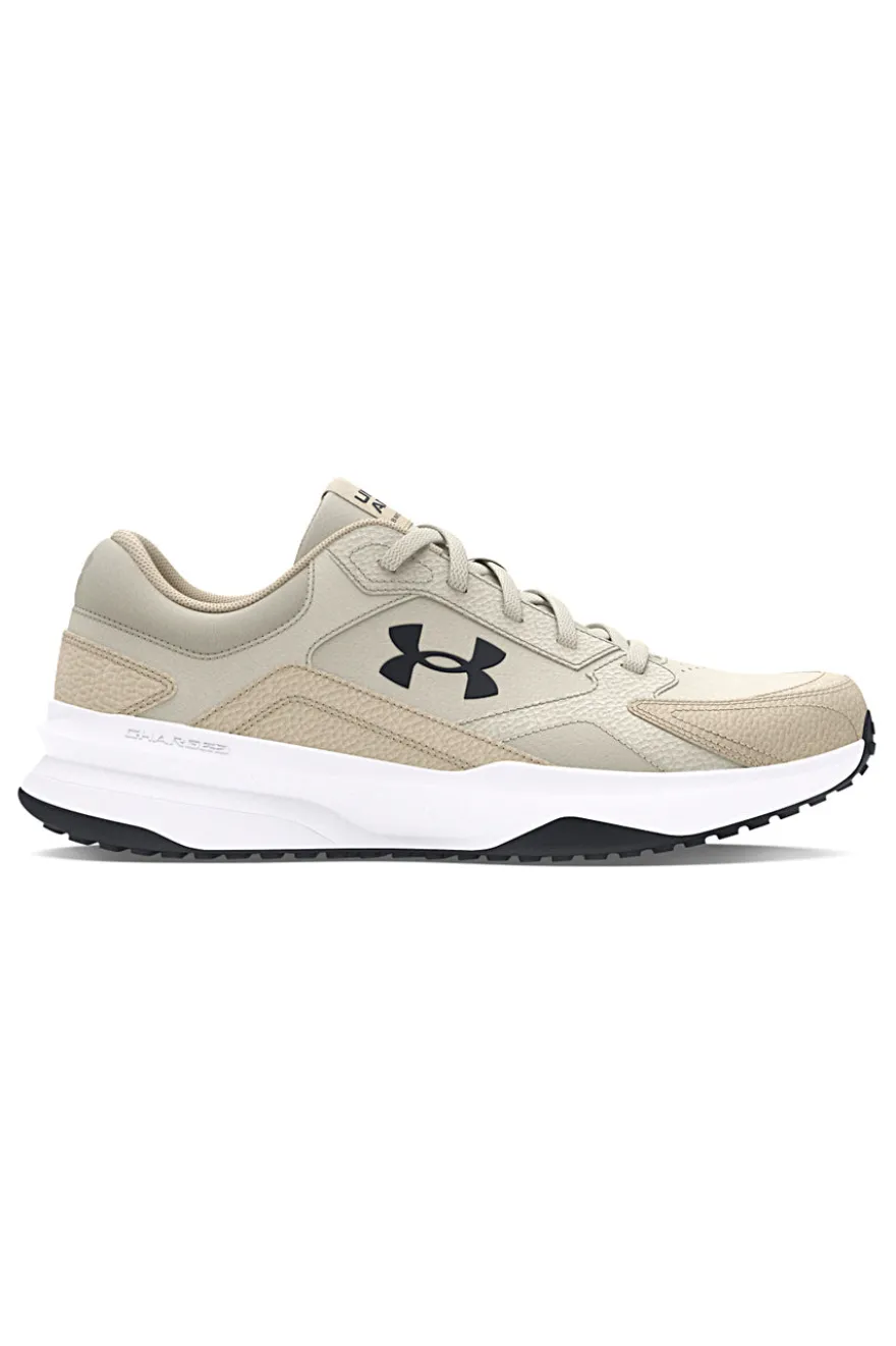Scarpe da Running Biege In Pelle Under Armour Edge Lthr