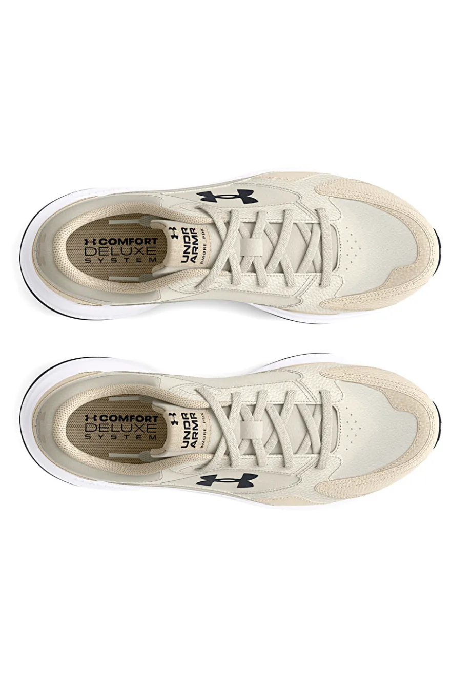 Scarpe da Running Biege In Pelle Under Armour Edge Lthr