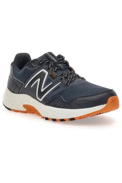Scarpe da running blu con suola trail New Balance 410CO8