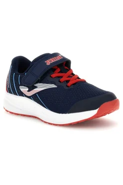 Scarpe da running blu con strappo e lacci elastici Joma Victory Jr 2603
