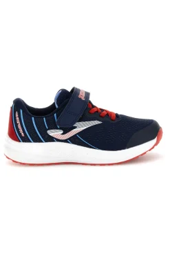 Scarpe da running blu con strappo e lacci elastici Joma Victory Jr 2603
