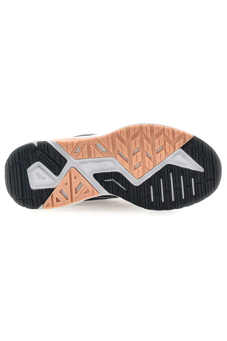 Scarpe da Running con Tomaia in Mesh JOMA VITALY LADY 2525 Nere e Bianche