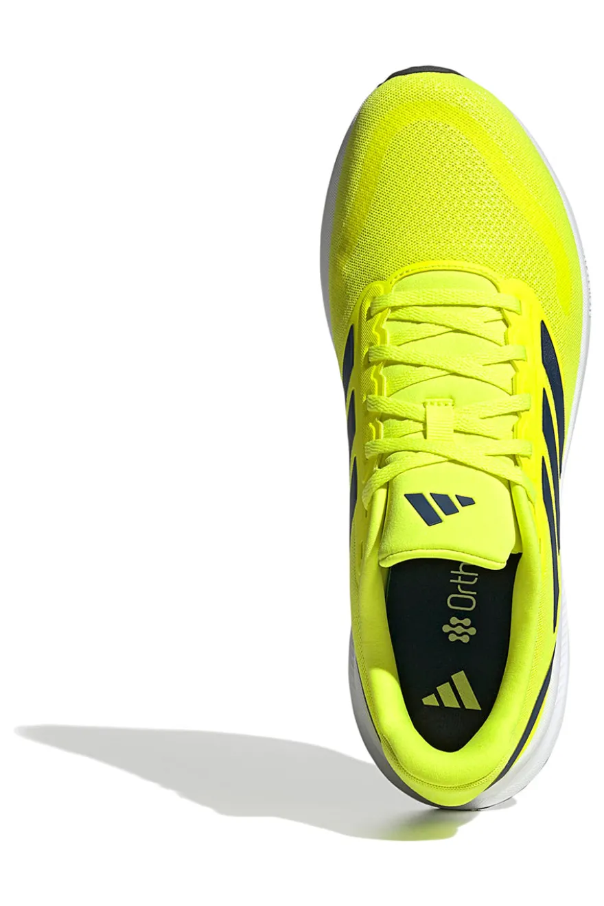 Scarpe da running gialle leggere mesh Adidas Runfalcon 5