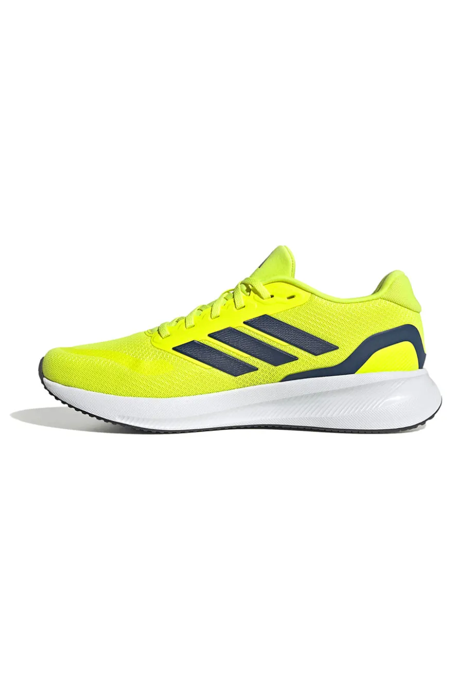 Scarpe da running gialle leggere mesh Adidas Runfalcon 5
