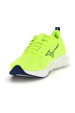 Scarpe da running giallo fluo in mesh traspirante Mizuno Enerzy Runnerz 2