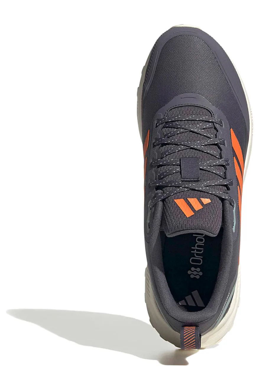 Scarpe da running grigie trail water-repellent Adidas Runfalcon 5 TR