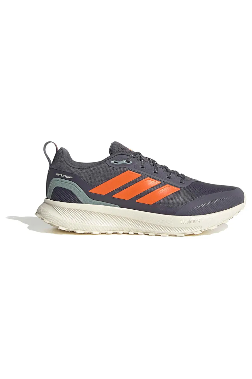 Scarpe da running grigie trail water-repellent Adidas Runfalcon 5 TR