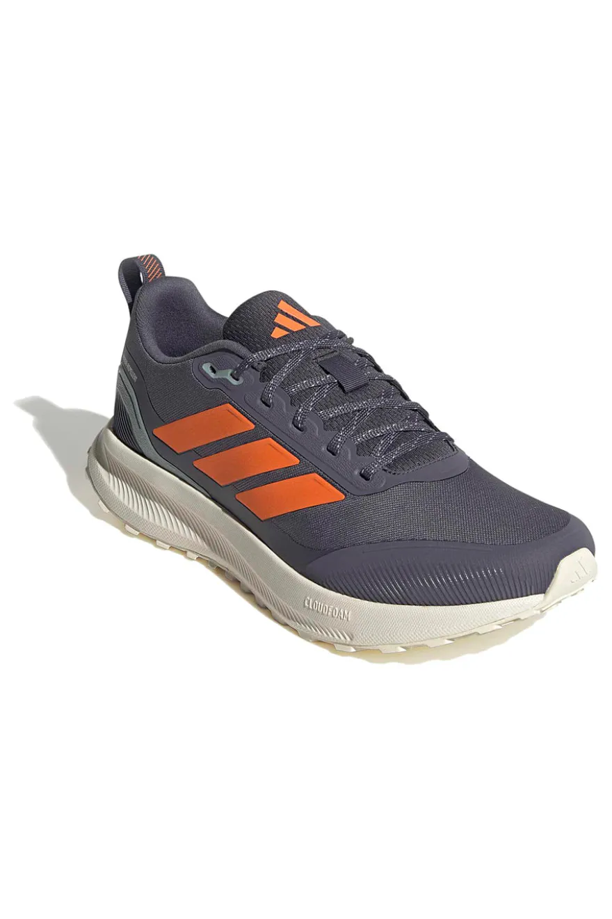 Scarpe da running grigie trail water-repellent Adidas Runfalcon 5 TR
