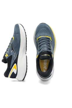 Scarpe da running grigio scuro con inserti gialli traspiranti Joma Speed 2622