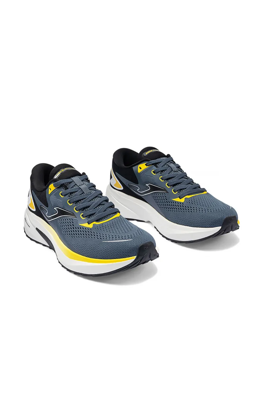 Scarpe da running grigio scuro con inserti gialli traspiranti Joma Speed 2622