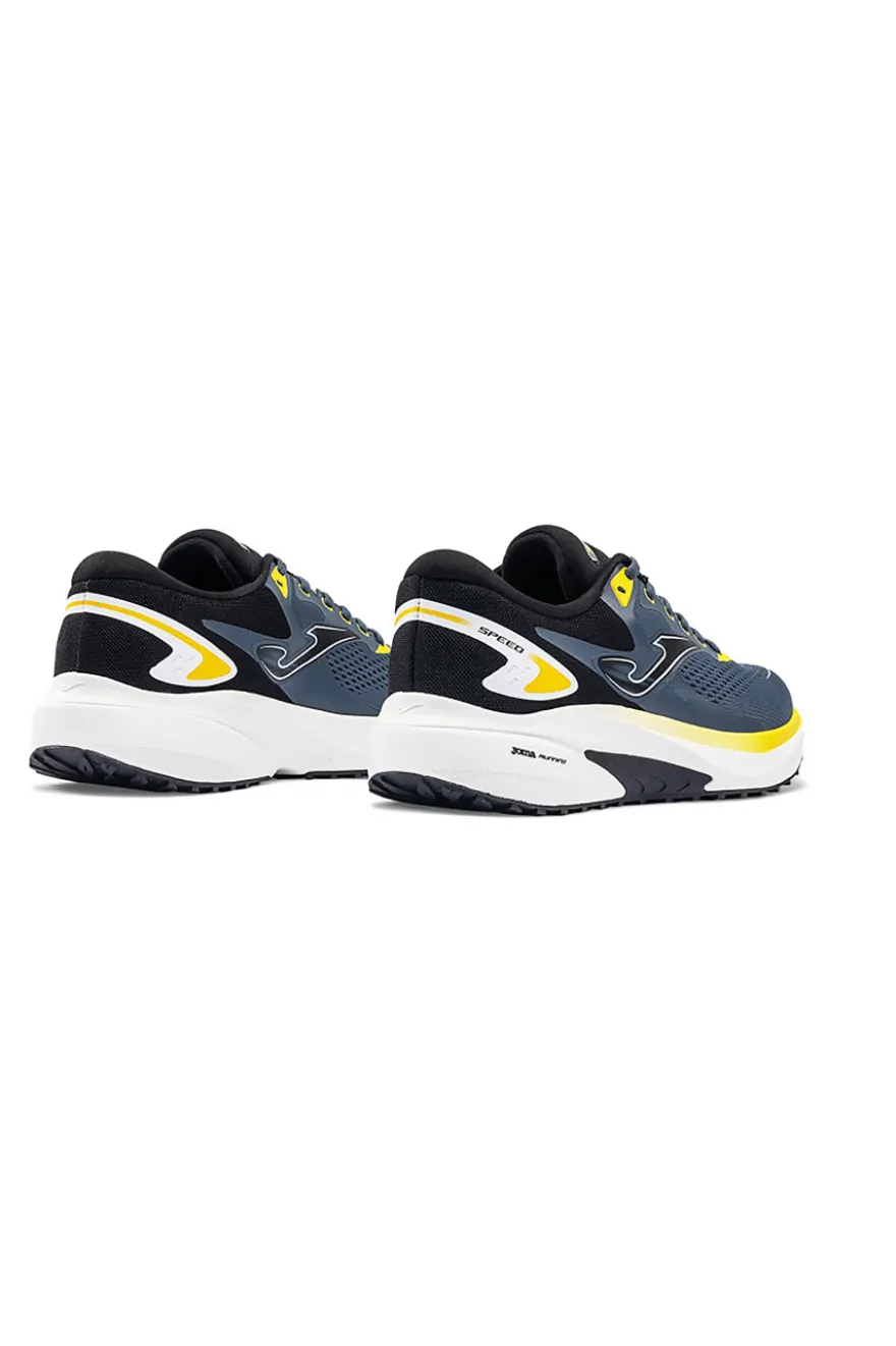 Scarpe da running grigio scuro con inserti gialli traspiranti Joma Speed 2622