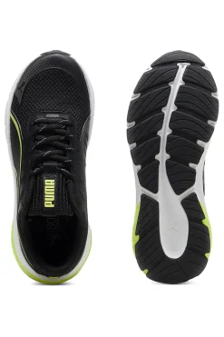 Scarpe da running nere bianche e verde lime Puma Cell Glare Jr