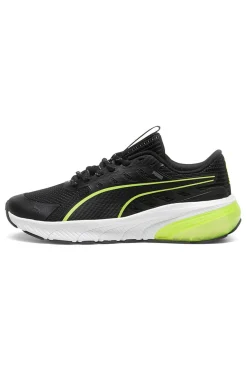 Scarpe da running nere bianche e verde lime Puma Cell Glare Jr