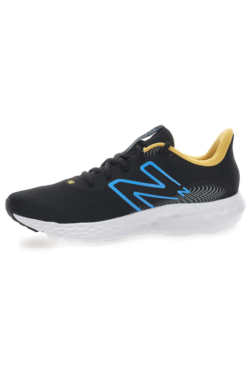 Scarpe da Running Nere e Gialle con Tomaia in Mesh NEW BALANCE 411