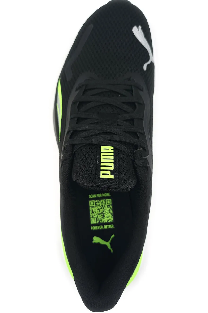 Scarpe da Running Nere e Lime Puma Pounce Lite