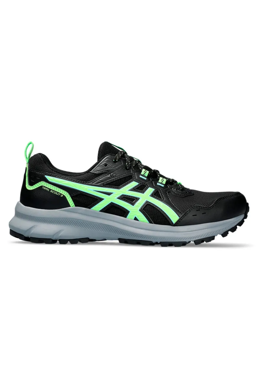 Scarpe da Running Nere e Verdi Asics Trail Scout 3