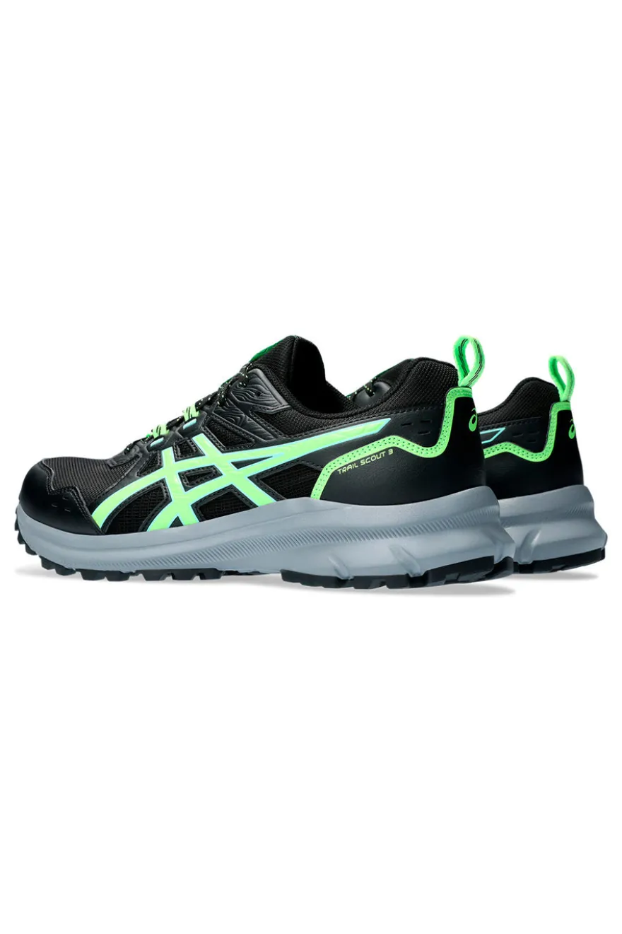 Scarpe da Running Nere e Verdi Asics Trail Scout 3