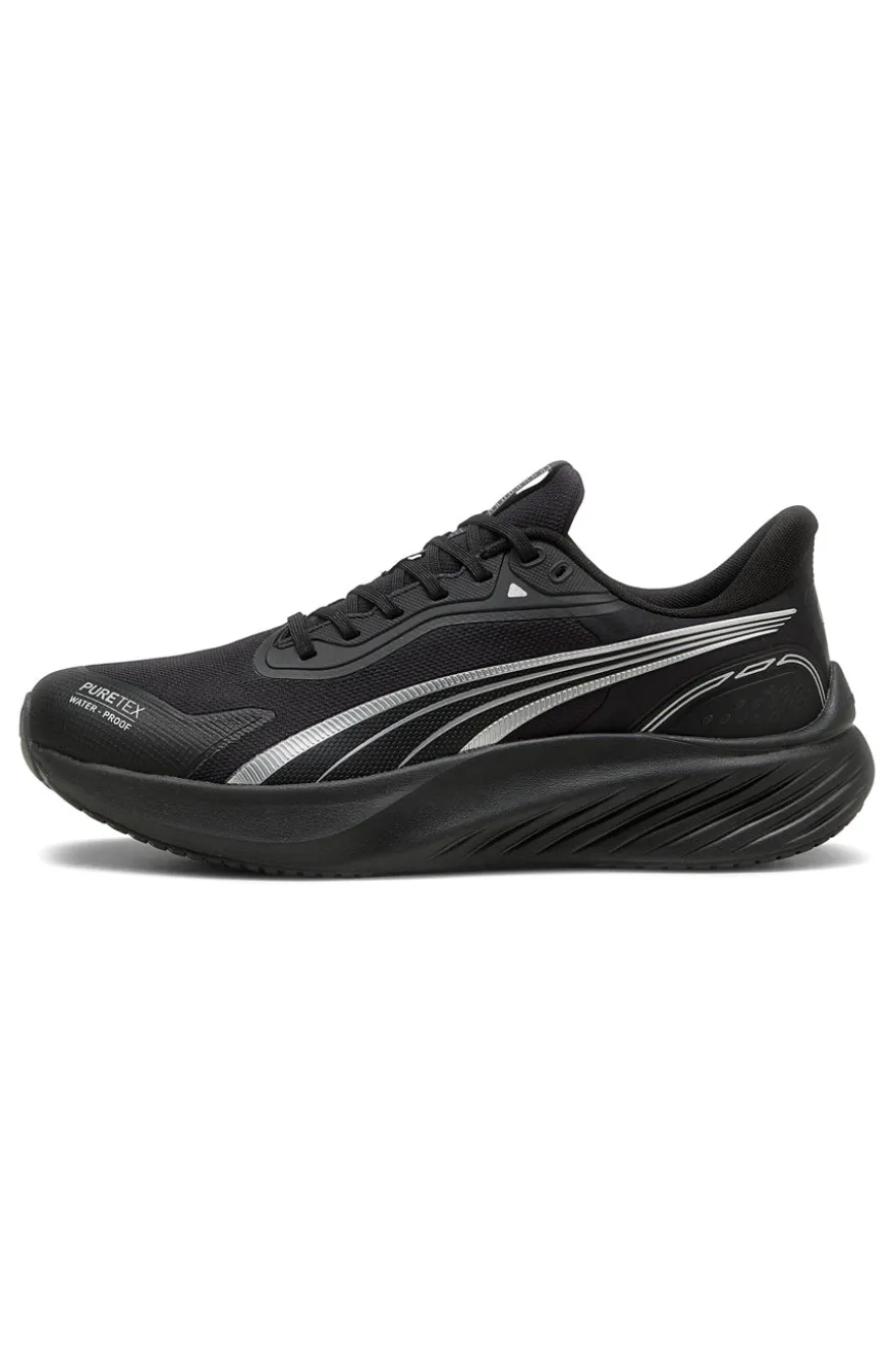 Scarpe da running nere impermeabili con membrana PURETEX Puma POUNCE LITE PTX