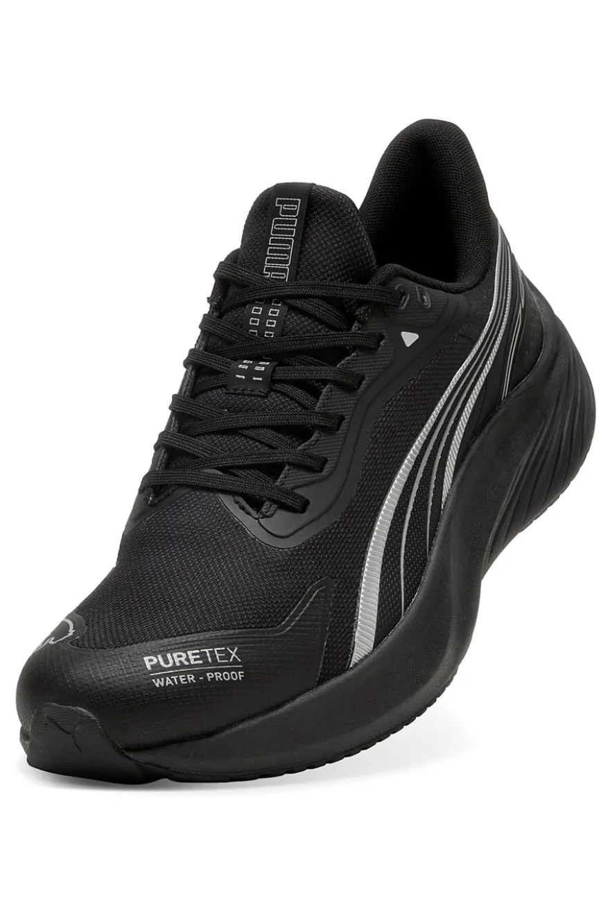 Scarpe da running nere impermeabili con membrana PURETEX Puma POUNCE LITE PTX