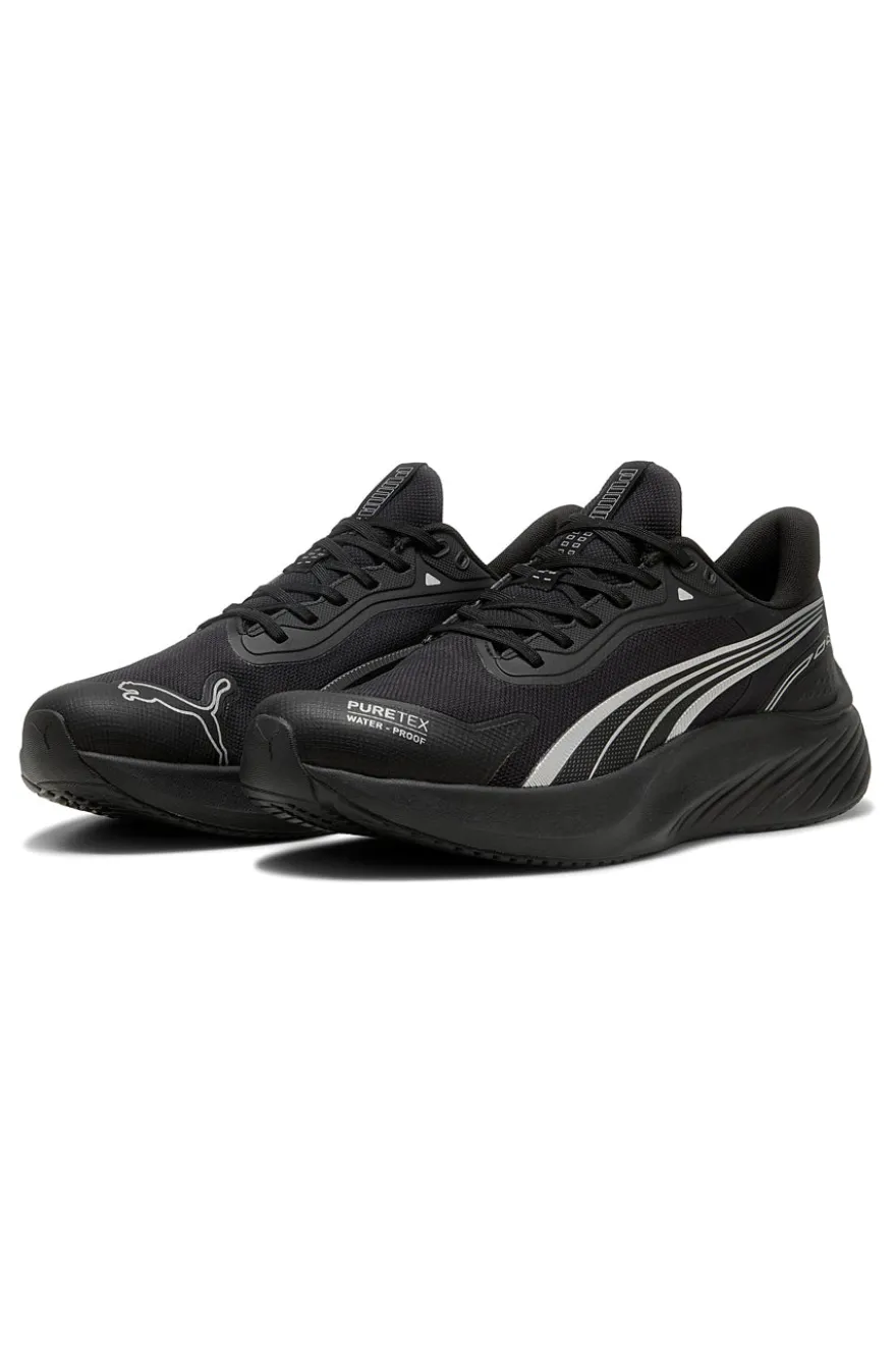 Scarpe da running nere impermeabili con membrana PURETEX Puma POUNCE LITE PTX